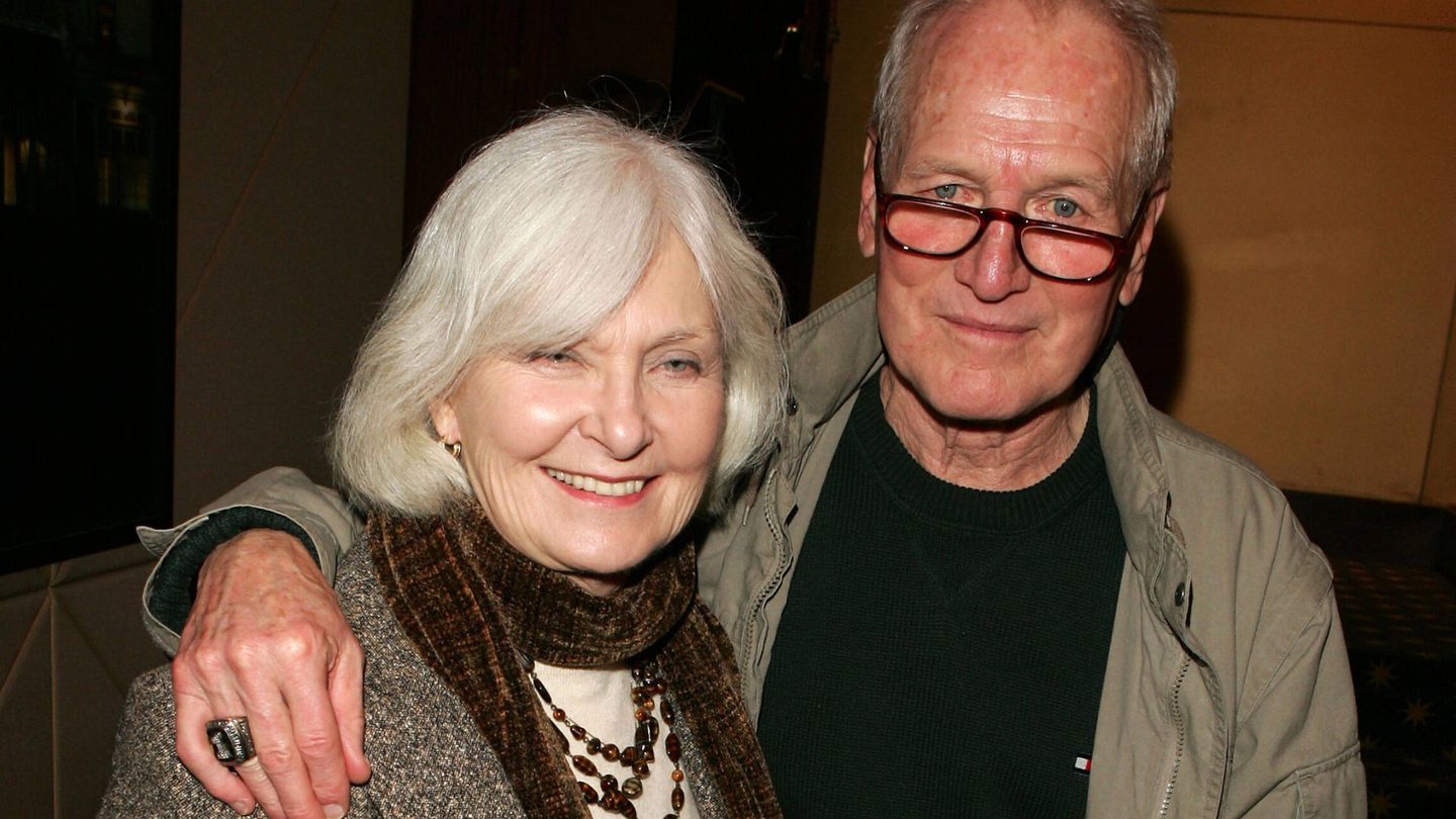 Paul Newman y su mujer, Joanne Woodward. (Getty)