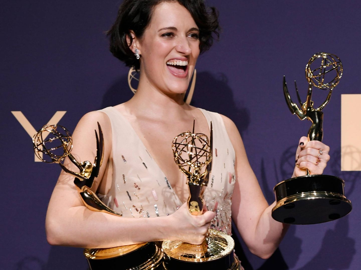 Phoebe Waller-Bridge, en los Premios Emmy. (Getty)
