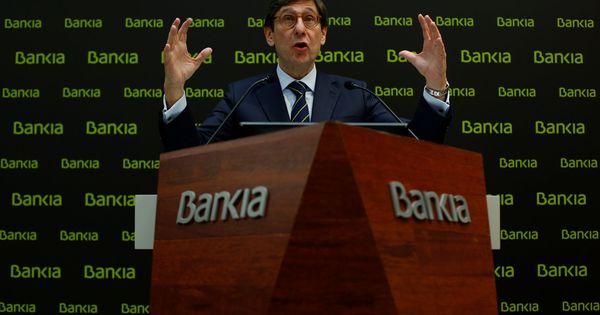 Foto: El presidente de Bankia, José Ignacio Goirigolzarri, en la presentación del plan estratégico. (Reuters)