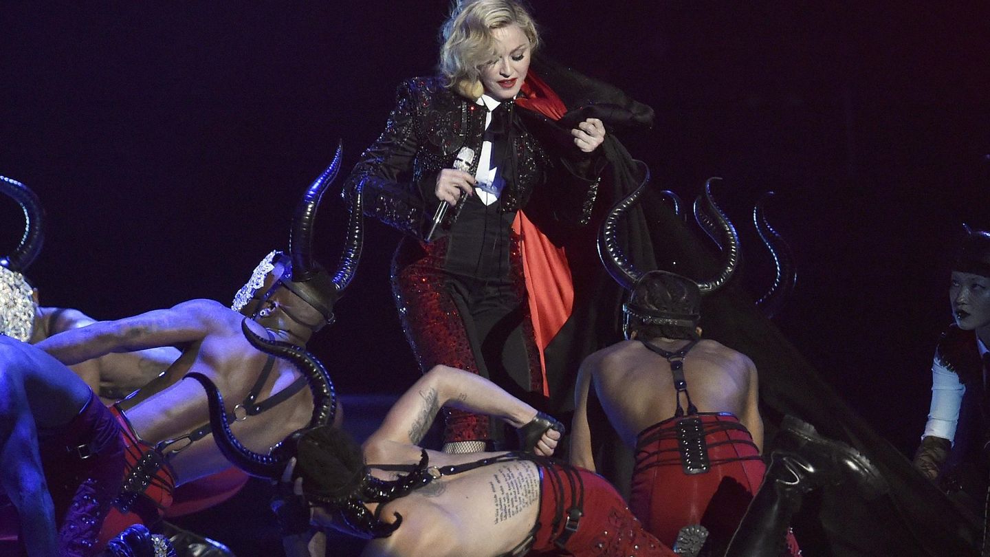 Madonna y olé. (Reuters)