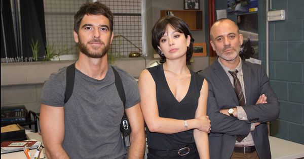 Foto: Tres de los protagonistas de 'Estoy vivo'. (TVE)