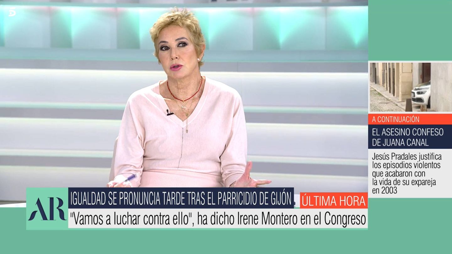 La presentadora Ana Rosa Quintana. (Mediaset)