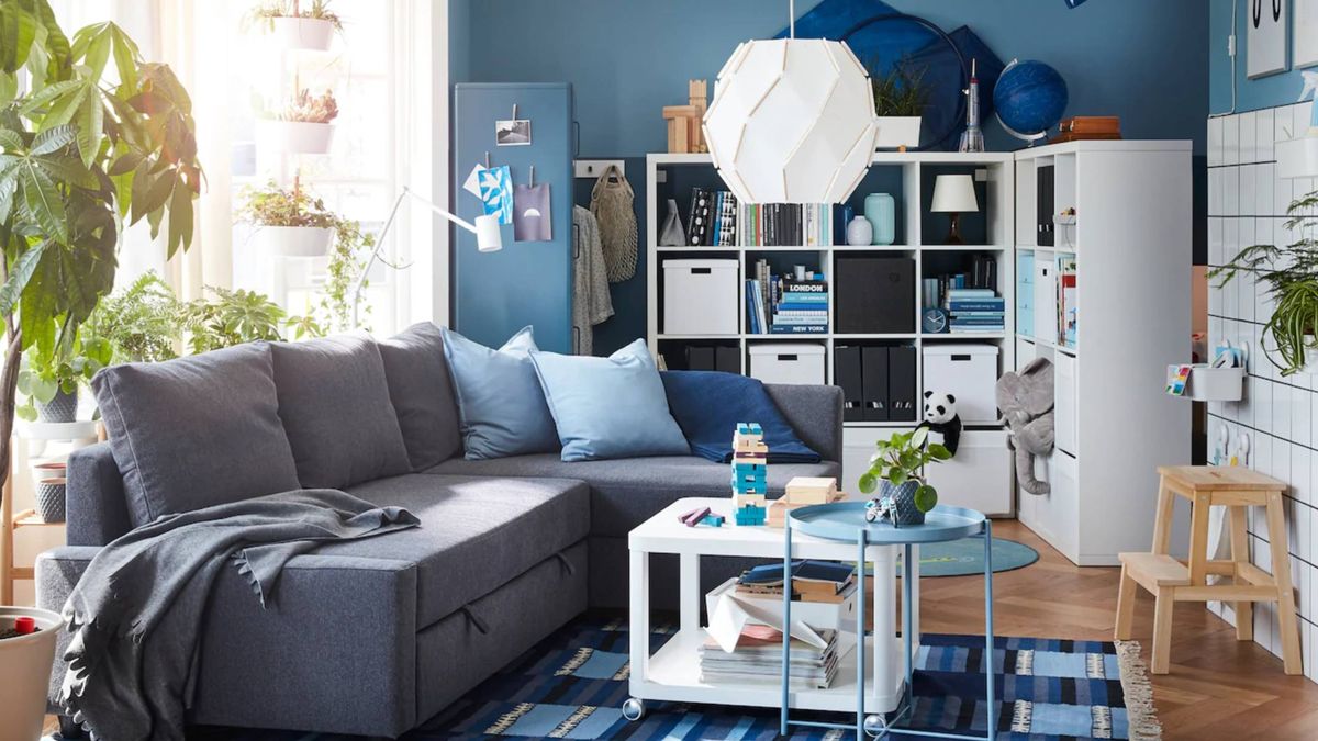 Renueva un salón pequeño con Ikea, Maisons du Monde y Leroy Merlin