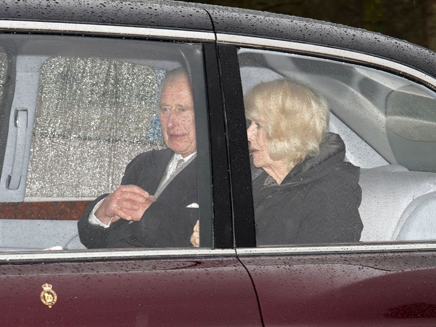 Carlos III y Camila, en Londres. (Europa Press)