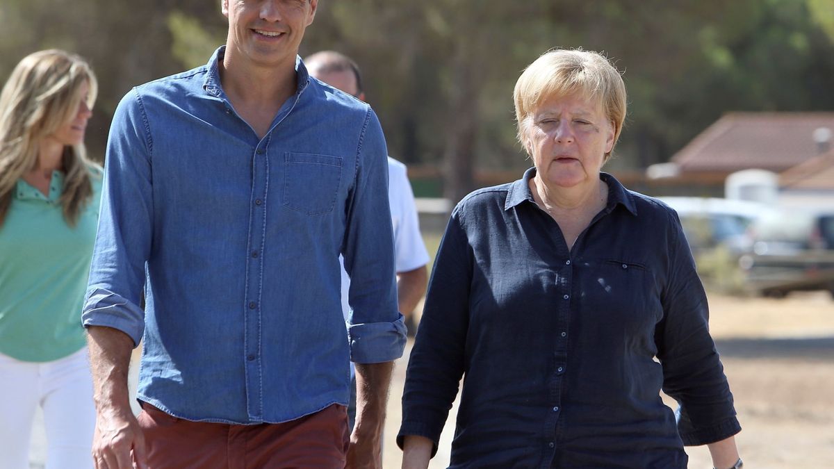 Sánchez y Merkel, la gran coalición