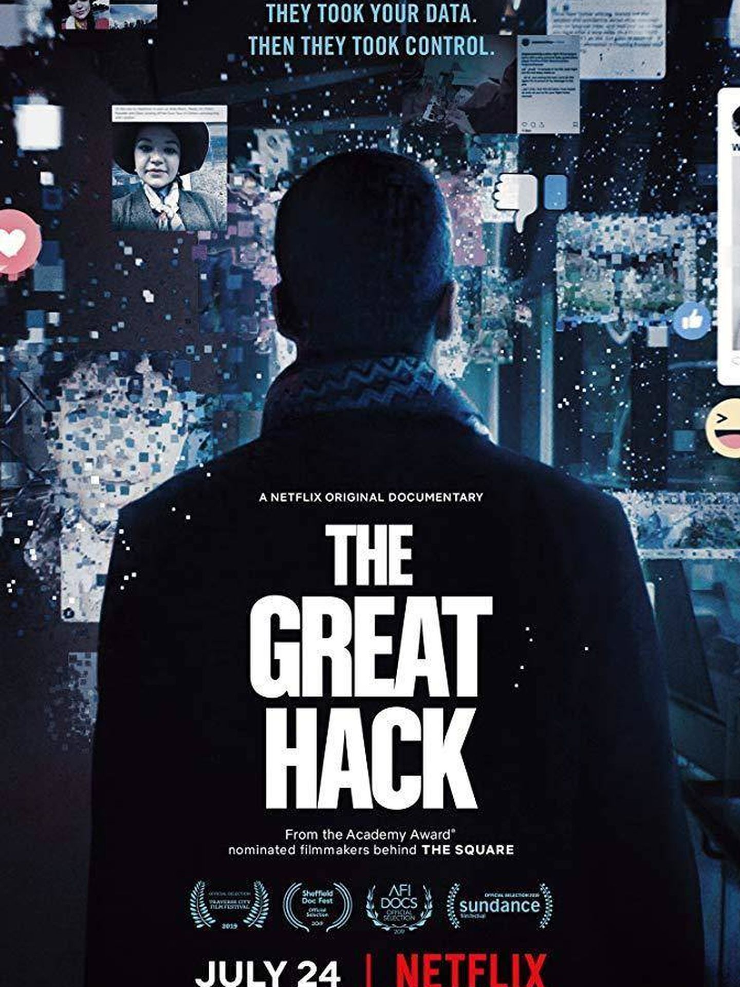 Cartel de 'El gran hackeo'. (Netflix)