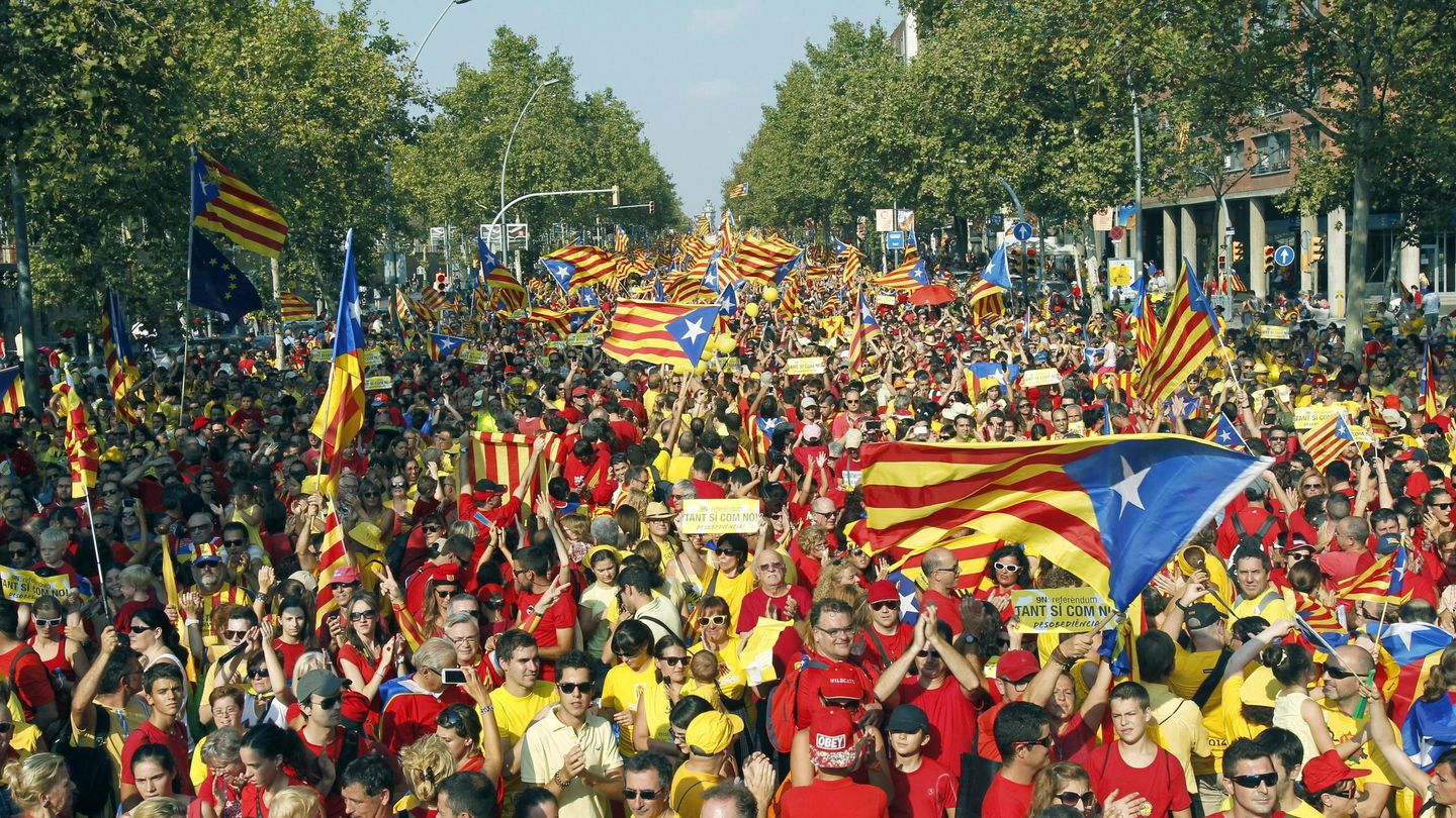 Movilizaciones en Cataluña. (EFE)