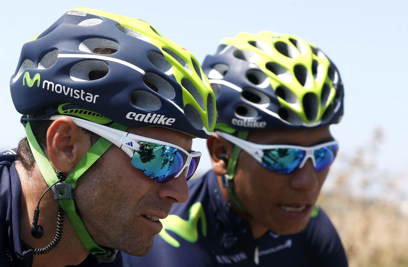 Quintana y Valverde agradecieron el trabajo de Ventoso en la Vuelta (EFE).
