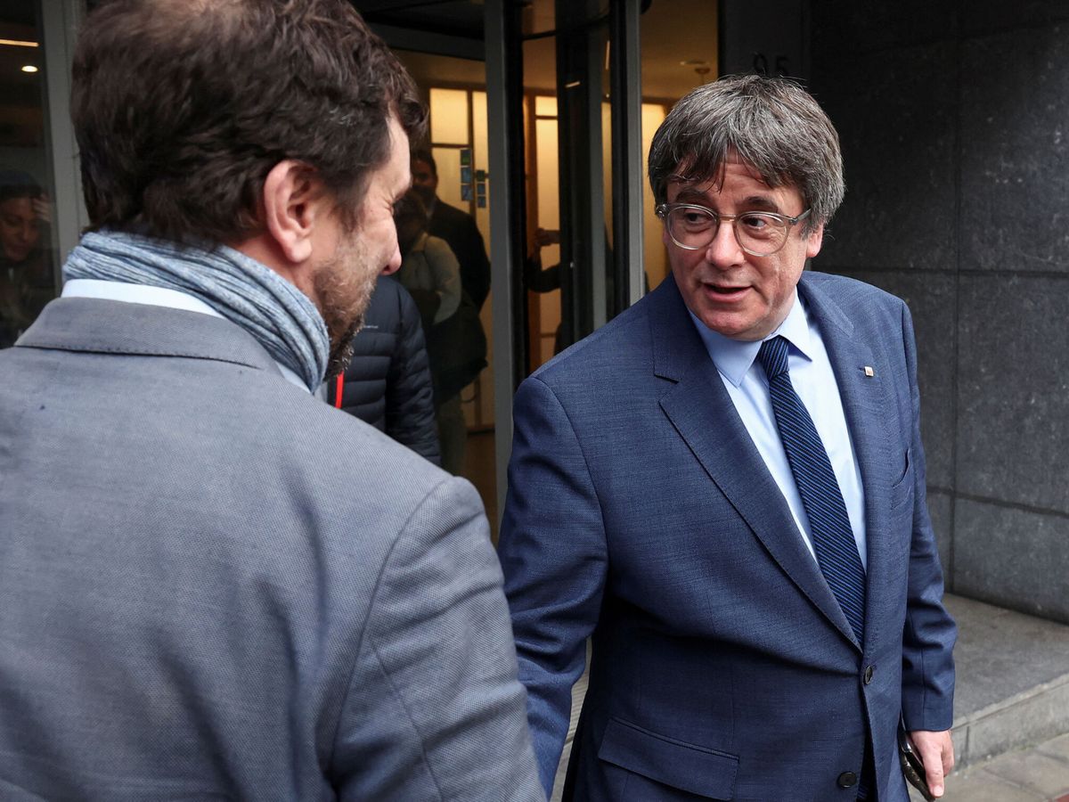 Foto: Carles Puigdemont este jueves en Bruselas. (Reuters/Yves Herman)