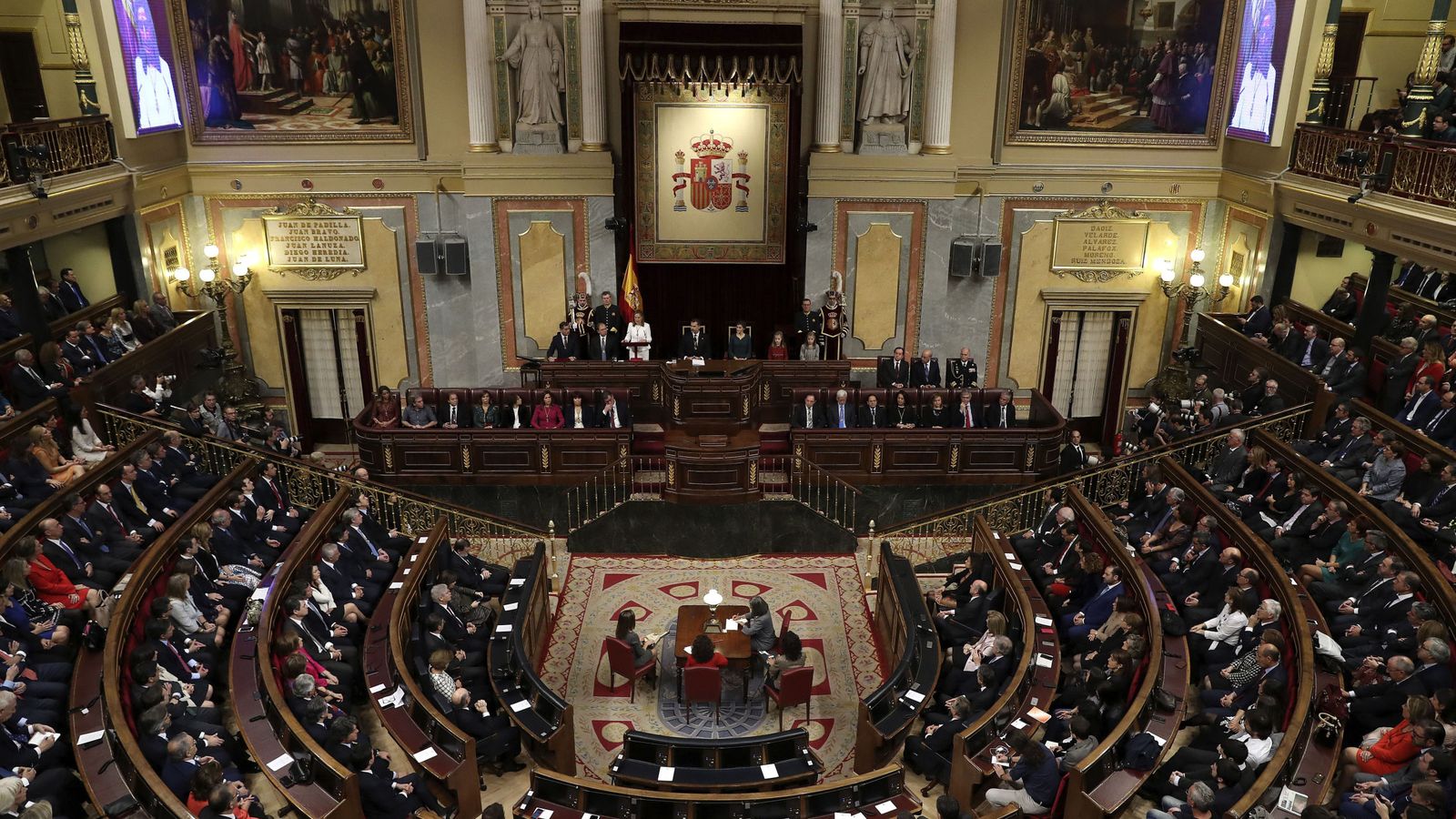 Foto: Sesión de la apertura de las Cortes en la XII Legislatura. (EFE)