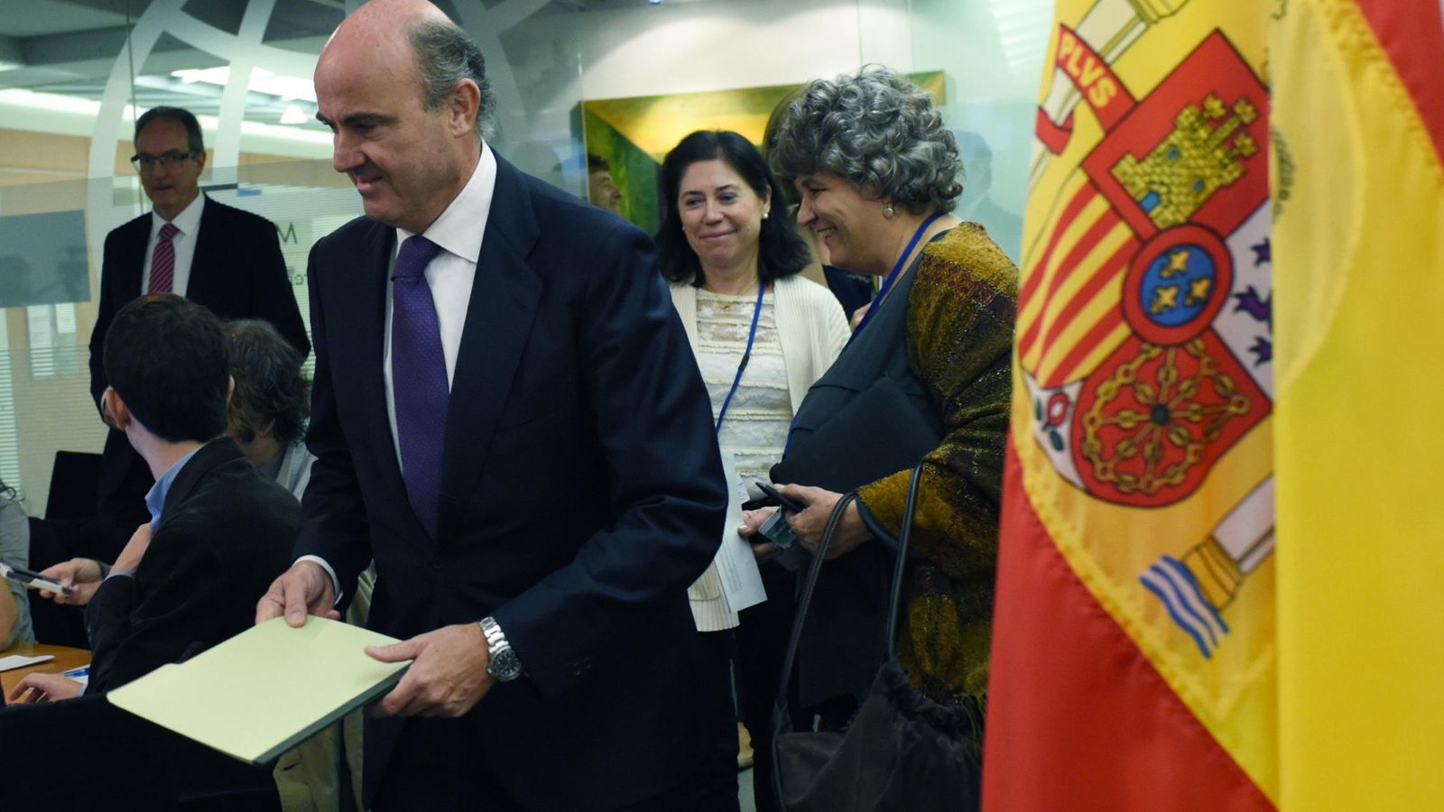 Foto: El ministro español de Economía y Competitividad, Luis de Guindos (Efe)
