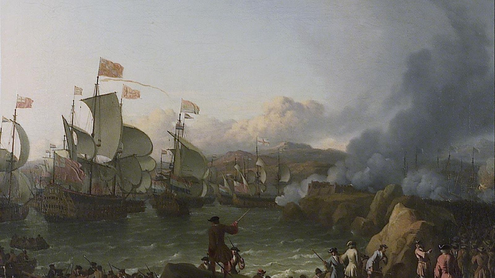 Foto: La batalla de la bahía de Vigo, 23 de octubre de 1702, de Ludolf Backhuysen.