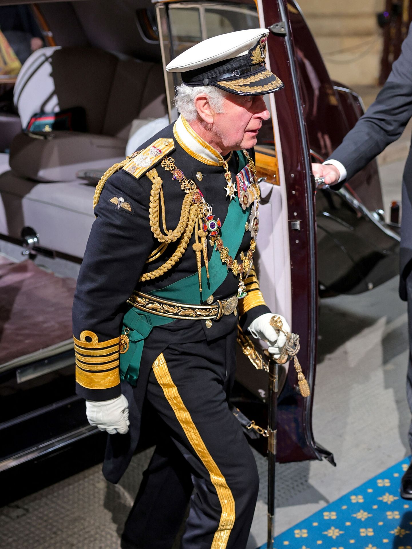El príncipe Carlos, en su llegada al Parlamento. (Reuters/Pool/Chris Jackson)