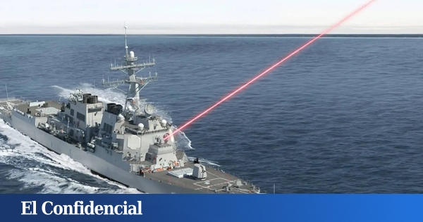 El primer destructor de EEUU armado con un cañón láser demuestra su ...