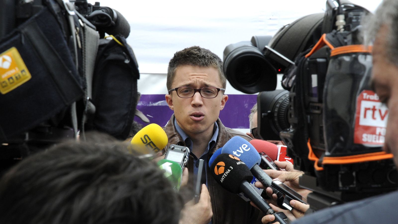 Foto: El jefe de campaña de Podemos y secretario político de esta formación, Íñigo Errejón. (EFE)