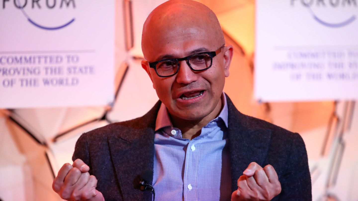Satya Nadella, CEO de Microsoft. (Reuters)