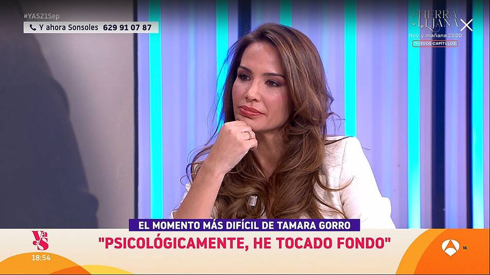 Tamara Gorro regresa a 'Y ahora Sonsoles' tras su misteriosa enfermedad con ¿una indirecta a Telecinco?