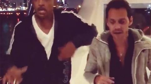 Will Smith y el divertido vídeo en el que Marc Anthony le enseña a bailar salsa