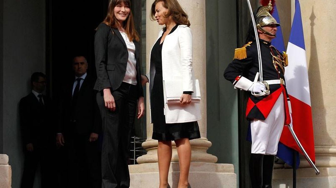 Foto: Carla Bruni y Valérie Trierweiler, en una imagen de archivo (Reuters)