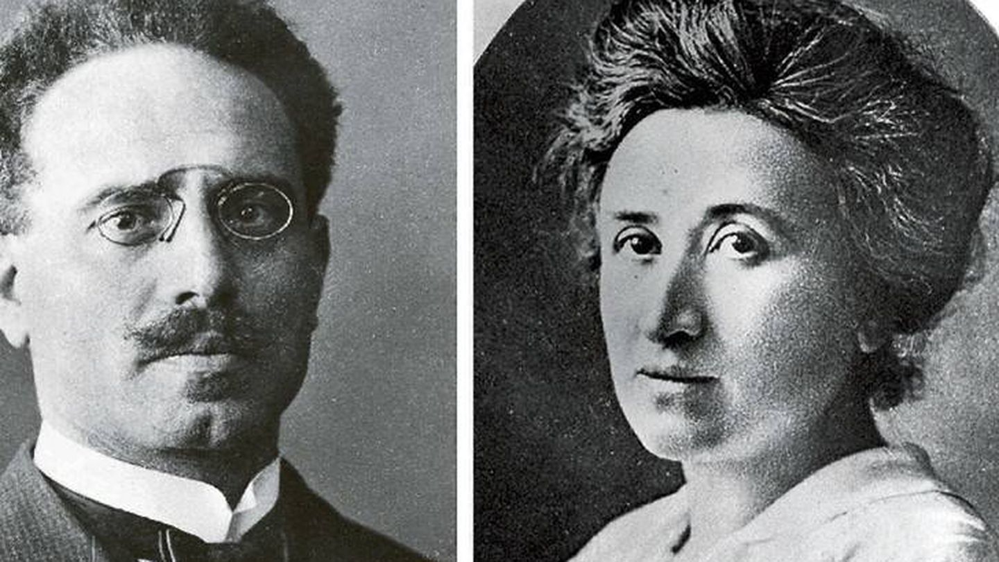 Karl Liebknecht y Rosa Luxemburgo