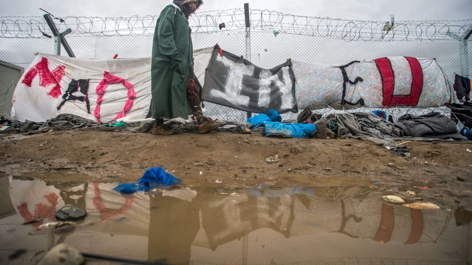 Foto: Campo de refugiados en Idomeini (Grecia)