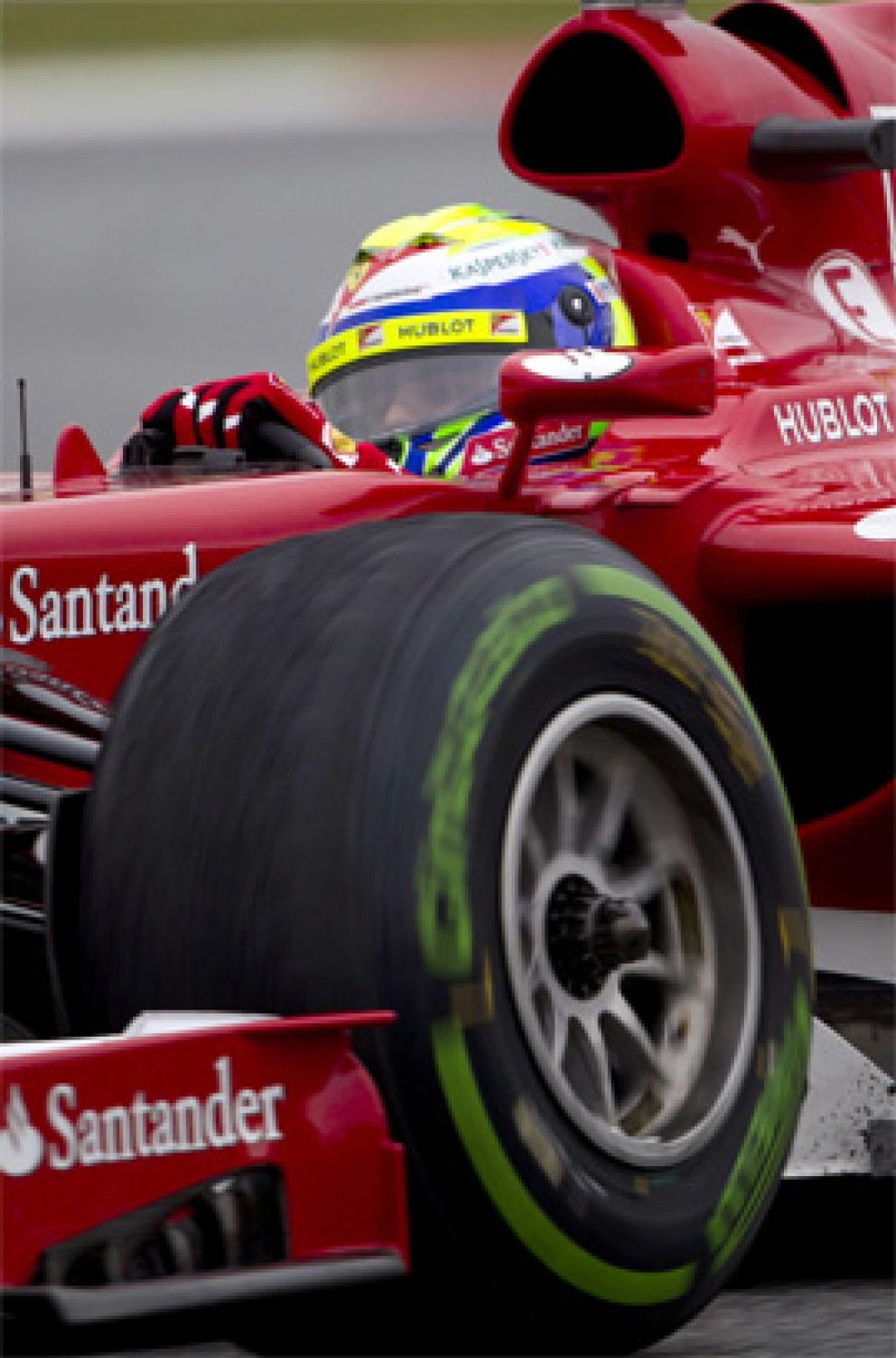 Foto: Ferrari está verde y Massa pide más madera