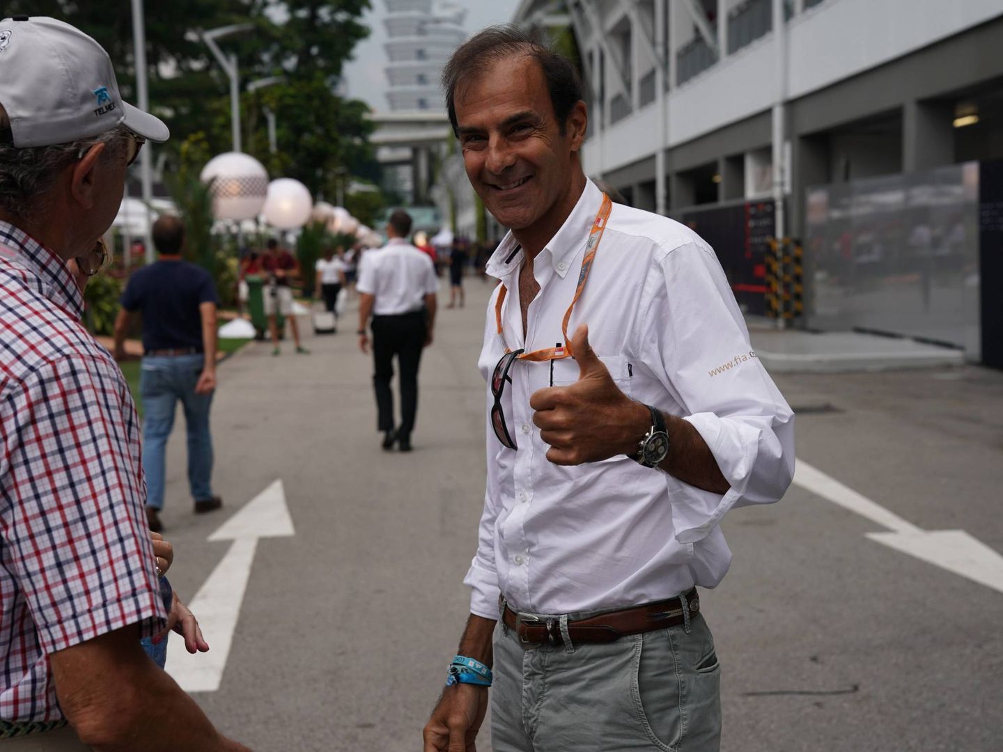 Emanuele Pirro es el expiloto de F1 que más veces ha ejercido de comisario en grandes premios. (Imago)