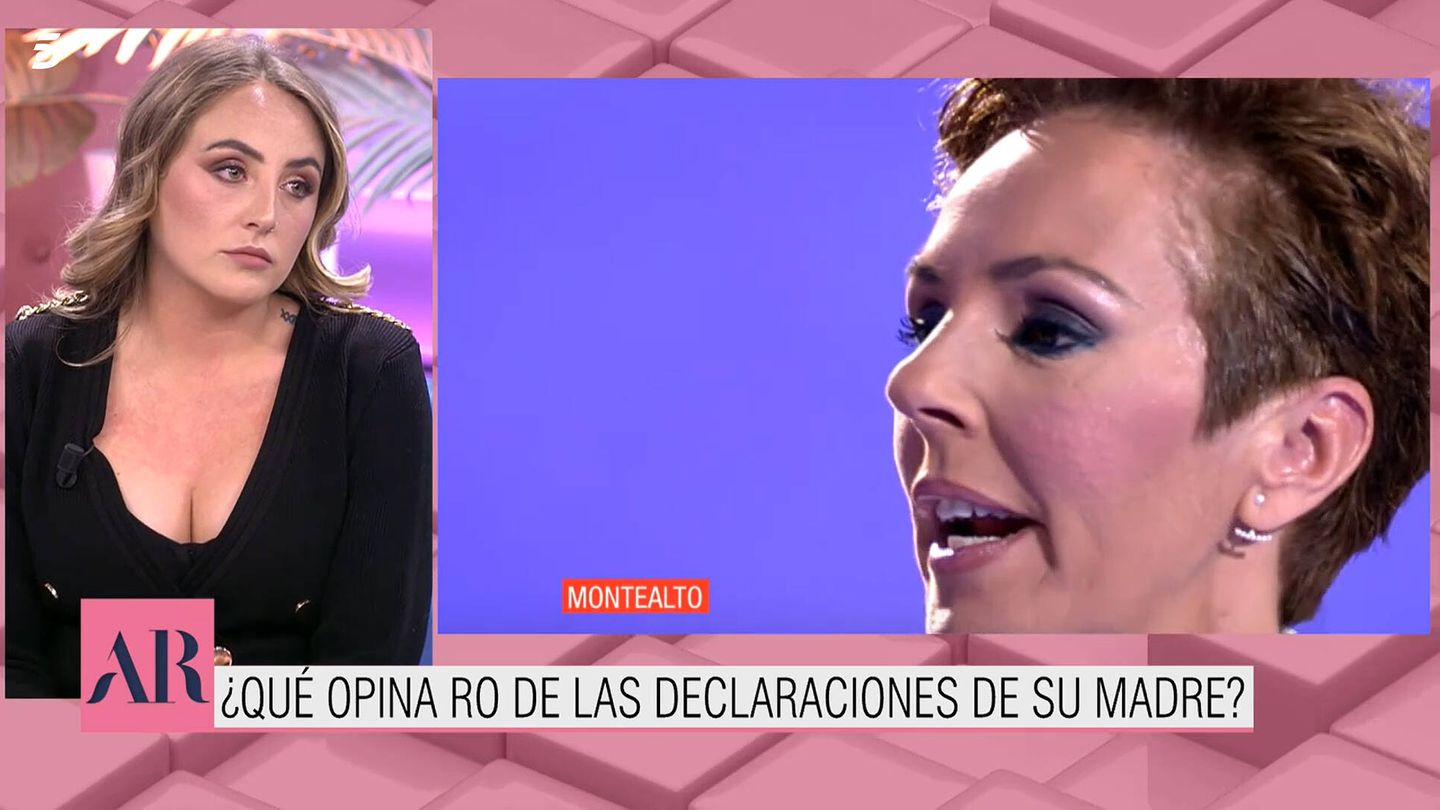 Roció Carrasco, opinando en 'Montealto' sobre Gloria Camila. (Mediaset)
