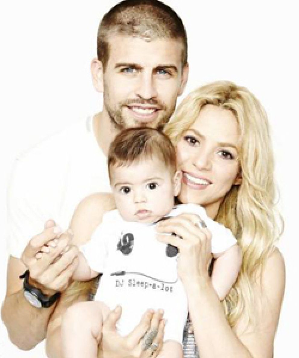 Foto: Shakira y Milan felicitan el día del padre a Piqué