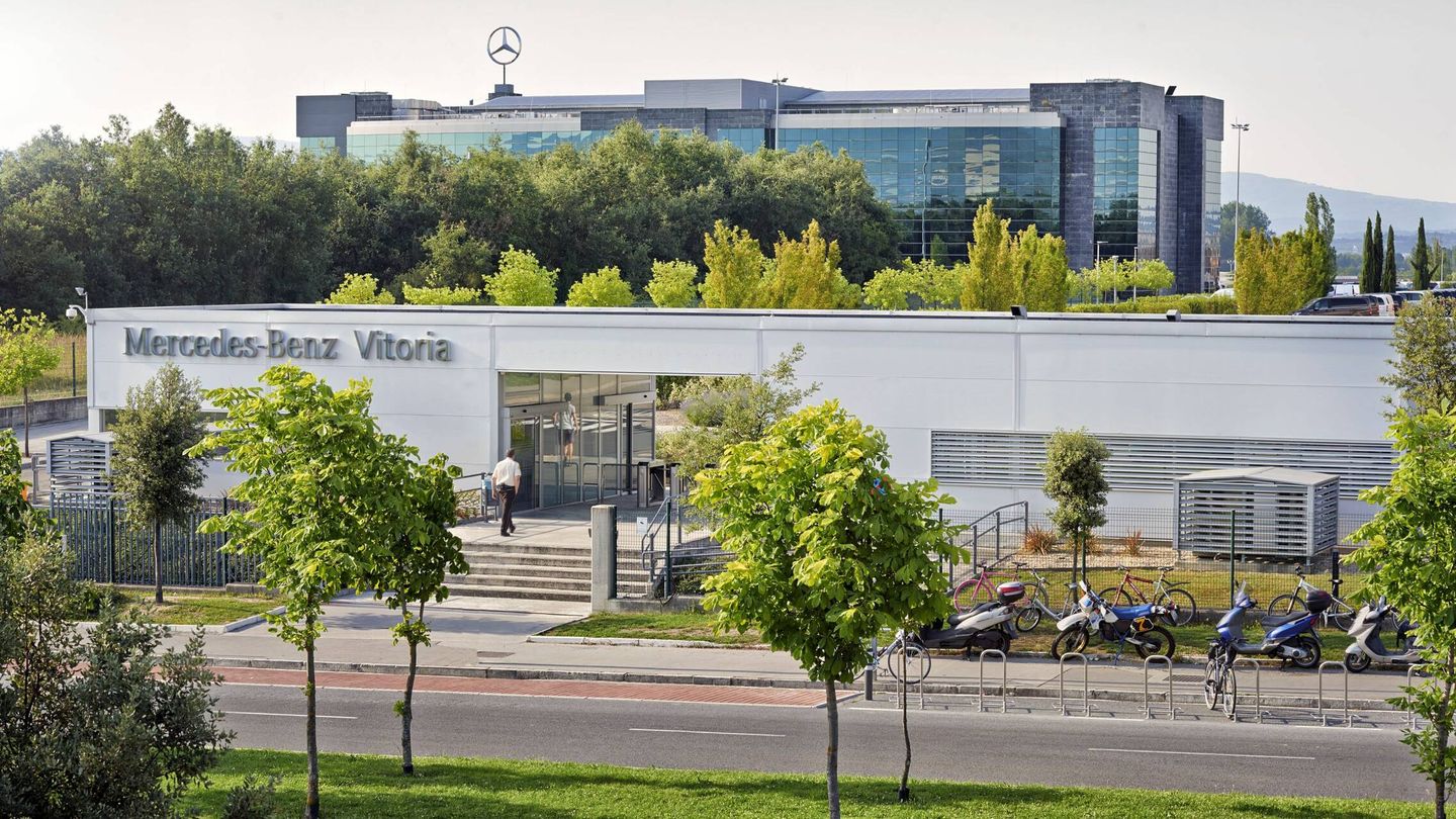 La planta de Mercedes-Benz en Vitoria, España.