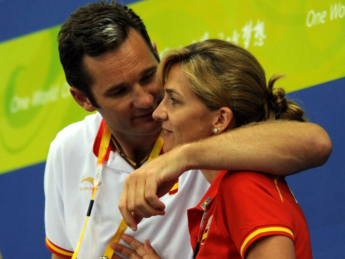 Foto:  Iñaki Urdangarin y la infanta Cristina, en los Juegos de Pekín. (EFE)