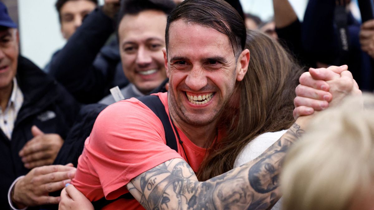 Sánchez Cogedor llega a Madrid tras ser liberado por Irán: "Ha sido muy dura la prisión"