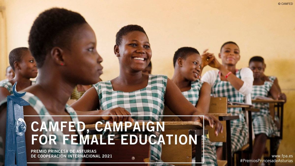 La Campaña por la educación femenina en África, premio Princesa de Cooperación 2021