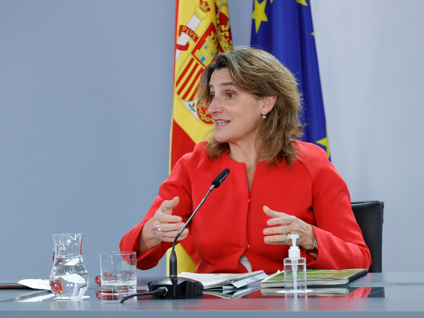 La vicepresidenta tercera y ministra para la Transición Ecológica, Teresa Ribera. (EFE/Zipi) 