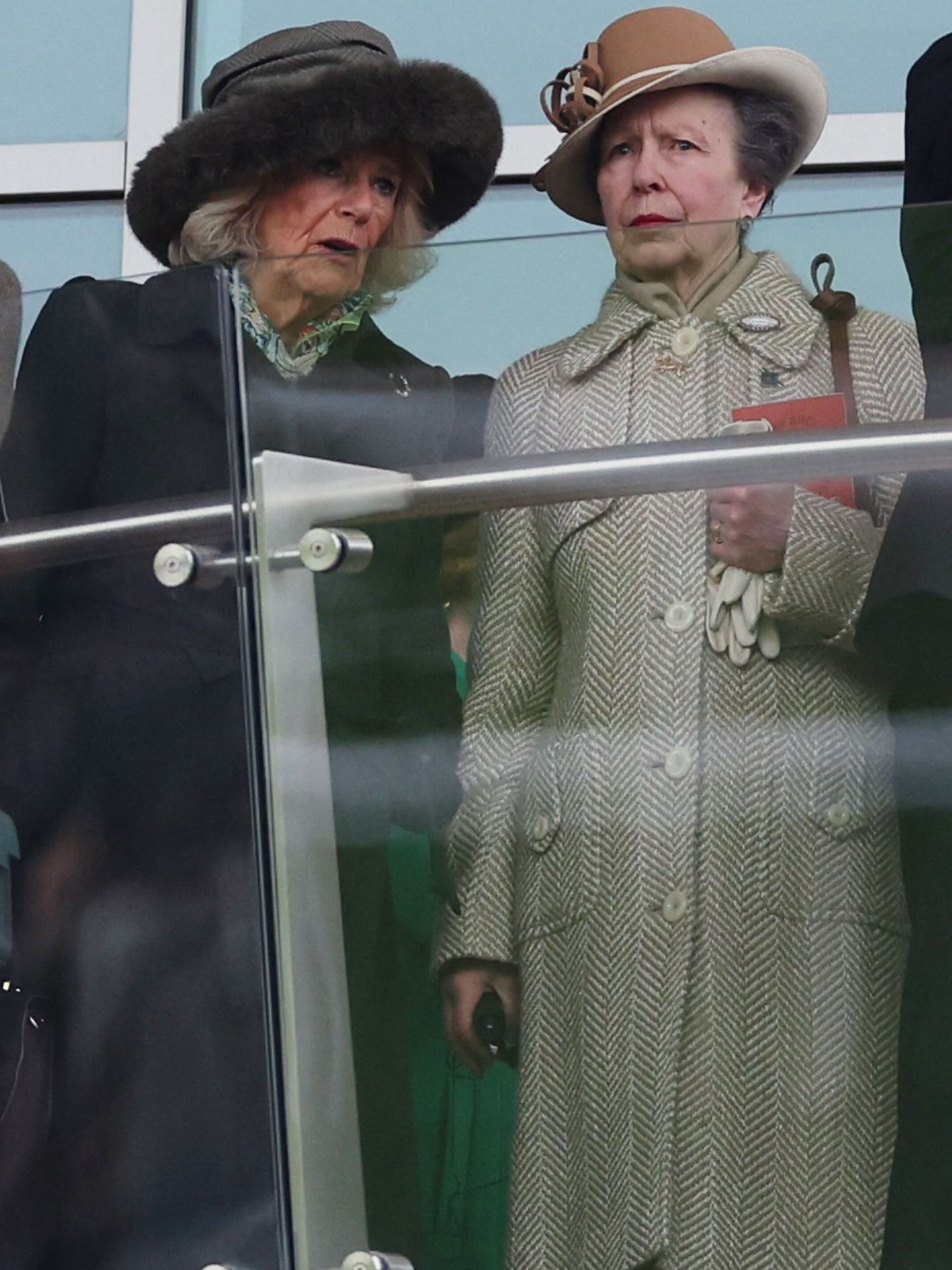 La reina Camila y su cuñada, la princesa Ana. (Reuters)
