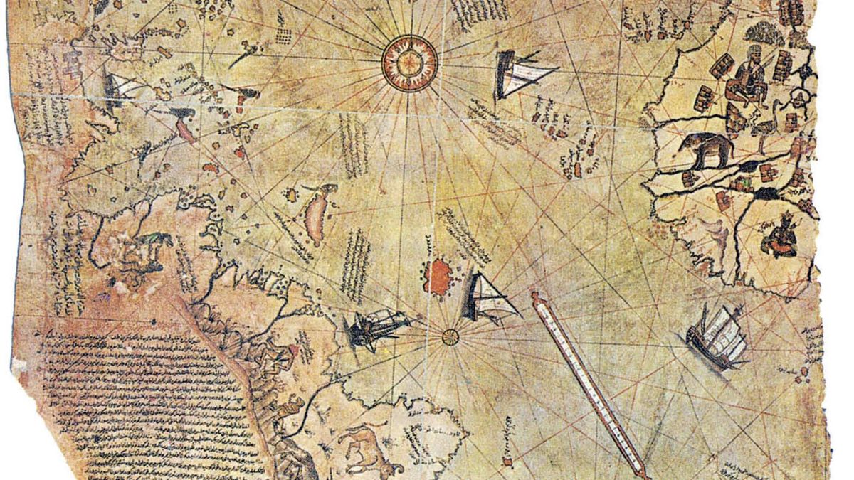 Nadie sabe explicar por qué existe este mapa: el misterio de Piri Reis