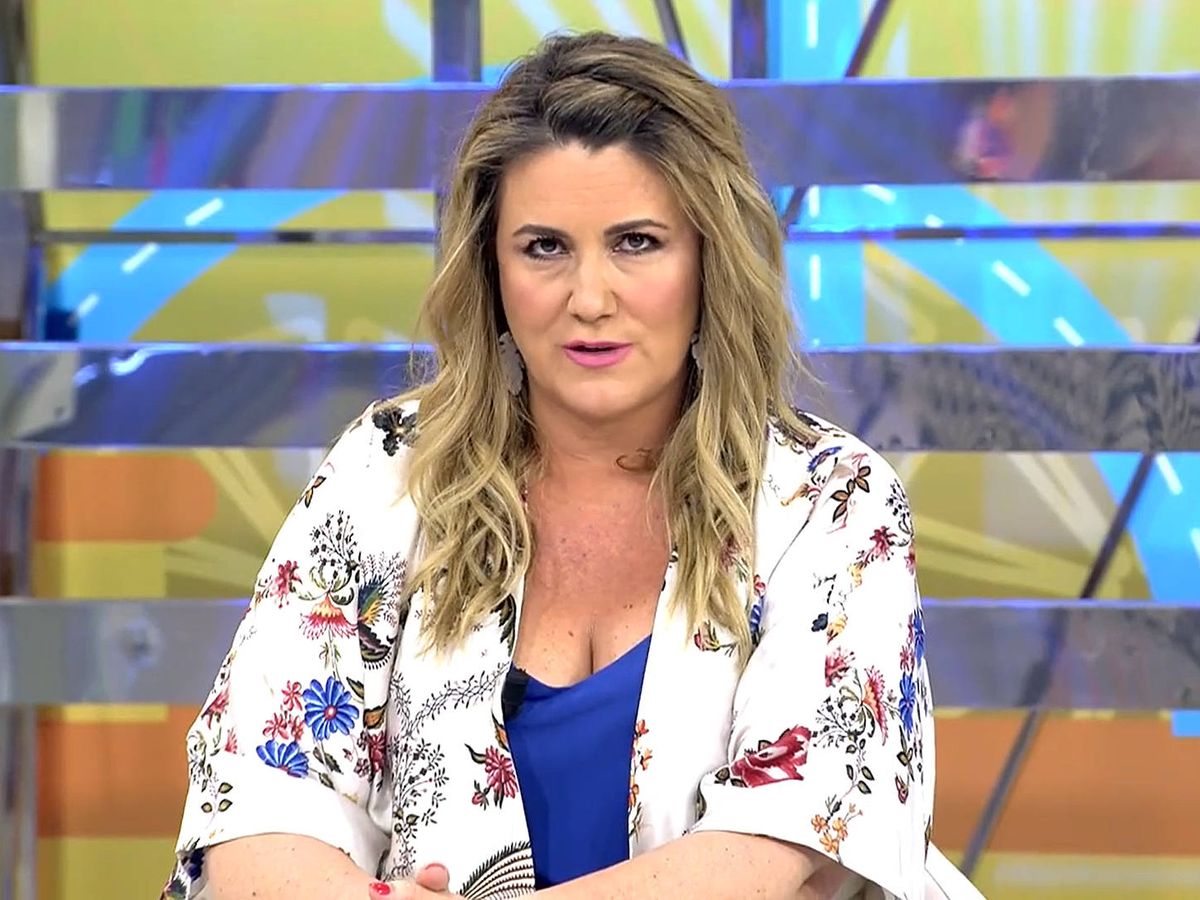 Foto: Carlota Corredera, presentadora de 'Sálvame'. (Mediaset)