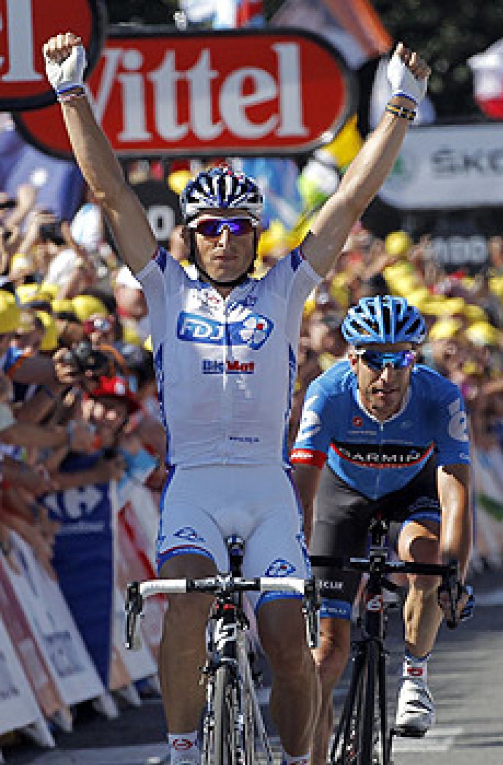 Foto: Pierrick Fèdrigo gana la decimoquinta etapa y Wiggins sigue como líder