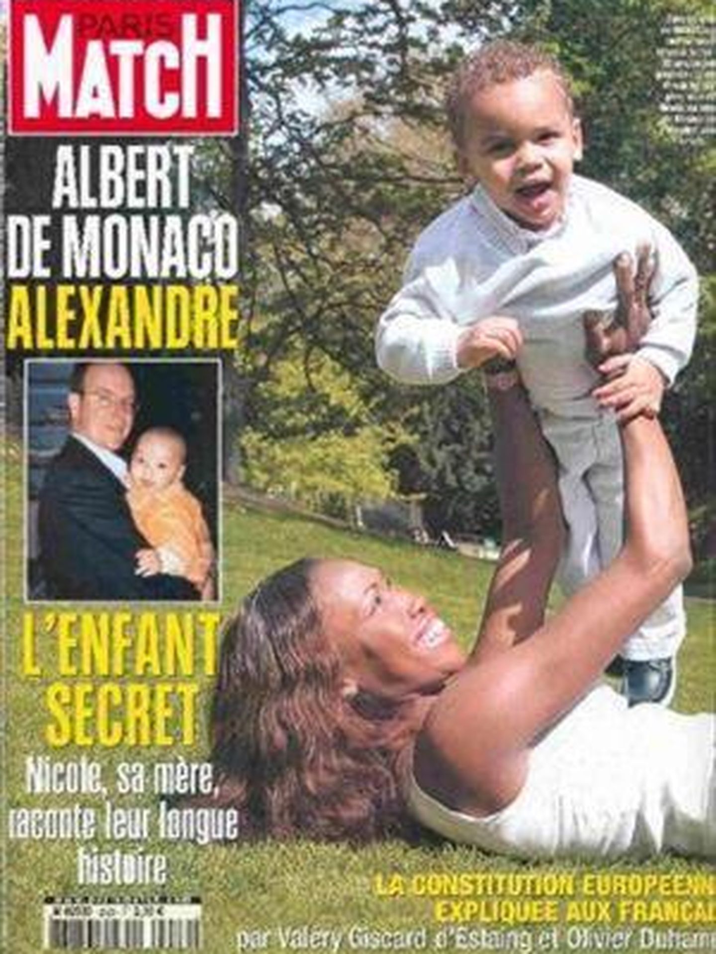 La revista francesa fue la encargada de dar la exclusiva de la paternidad de Alberto de Mónaco