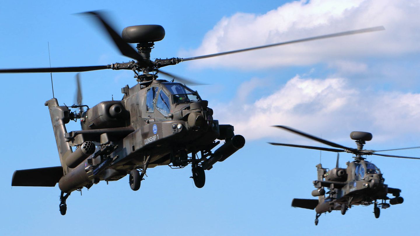 AH64D Apache Longbow. (Fuerza Aérea de EEUU)
