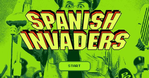 Foto: Primera pantalla del videojuego 'Spanish Invaders'.