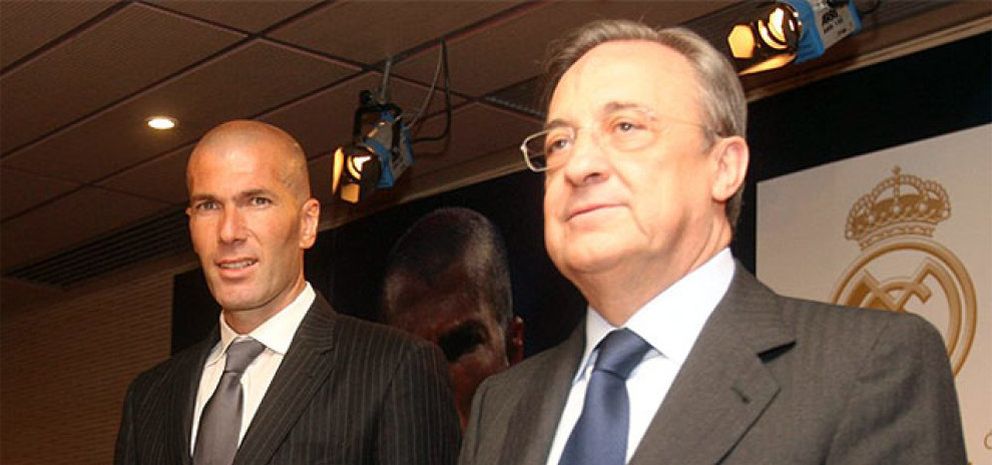 Foto: Florentino Pérez, de la tensión de Mourinho a la calma de Ancelotti y Zidane