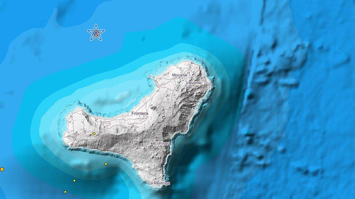 Registrado un ligero terremoto de magnitud 3.7 en la isla de El Hierro