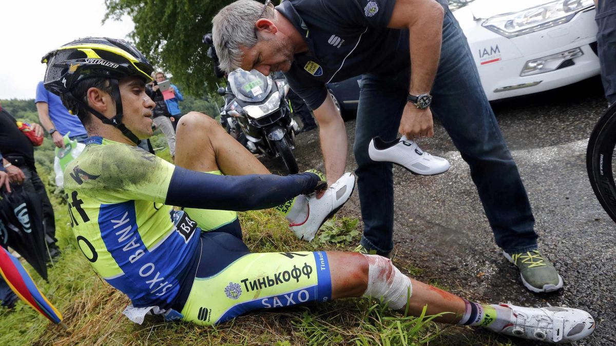 Malas noticias para Alberto Contador: "La cicatrización se complica, adiós a la Vuelta"