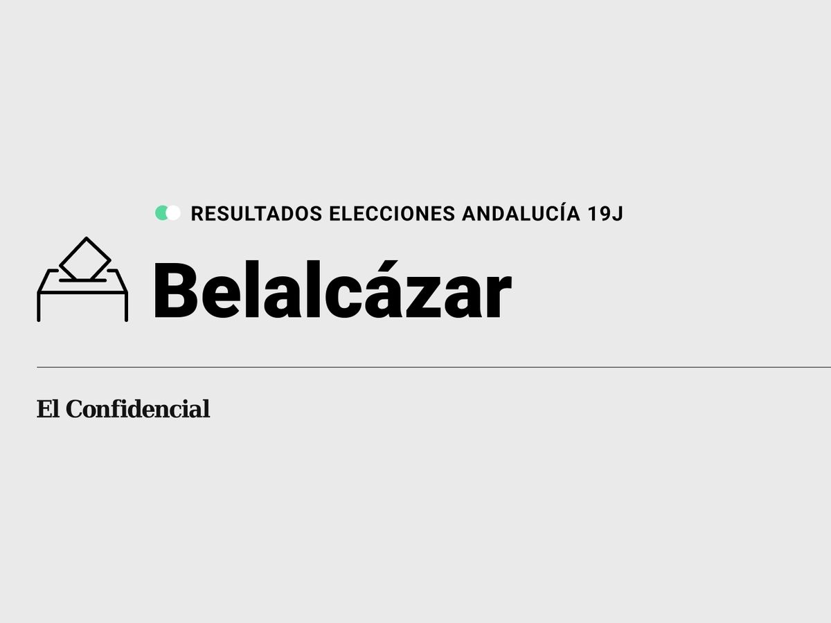 Foto: Resultados en Belalcázar, Córdoba, de las elecciones de Andalucía 2022 este 19-J (C.C./Diseño EC)