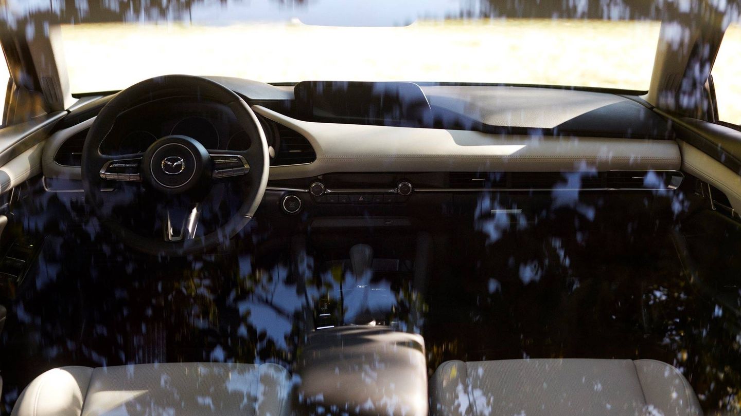 El nuevo diseño interior del Mazda3.
