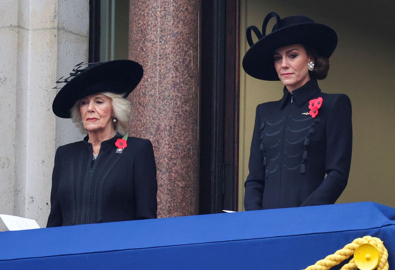 La reina Camilla y la princesa Kate. (Reuters)