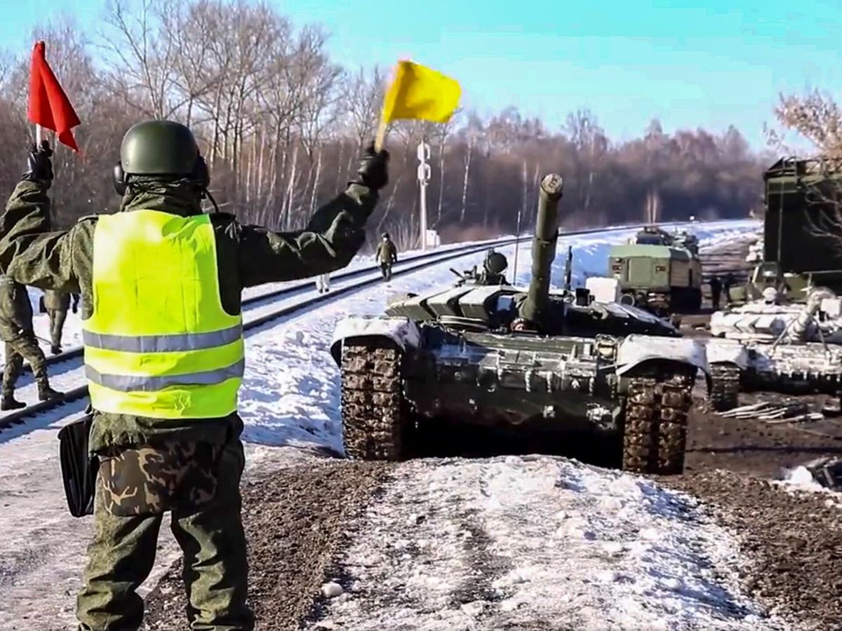 Foto: Ejercicios militares rusos en Voronezh. (EFE)