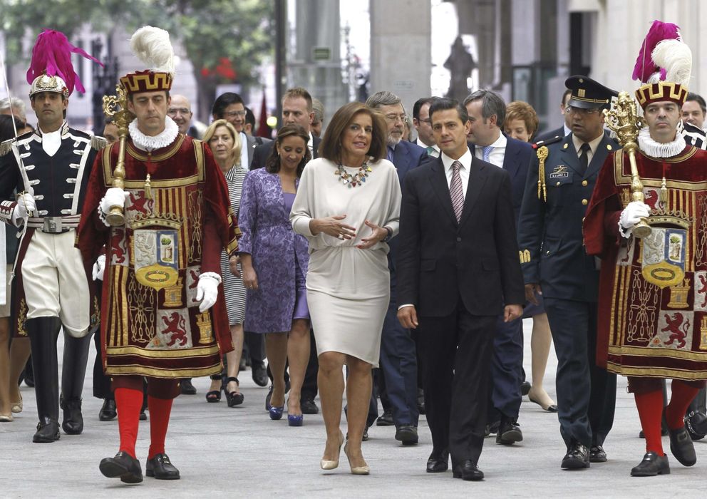 Foto: Ana Botella con el presidente de México, Enrique Peña Nieto. (EFE)