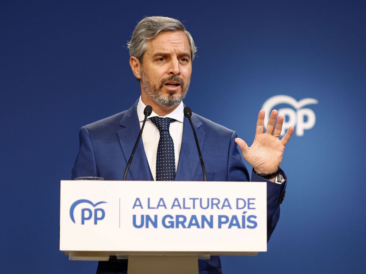 Foto: El vicesecretario de Economía del PP, Juan Bravo (EFE/Rodrigo Jiménez)